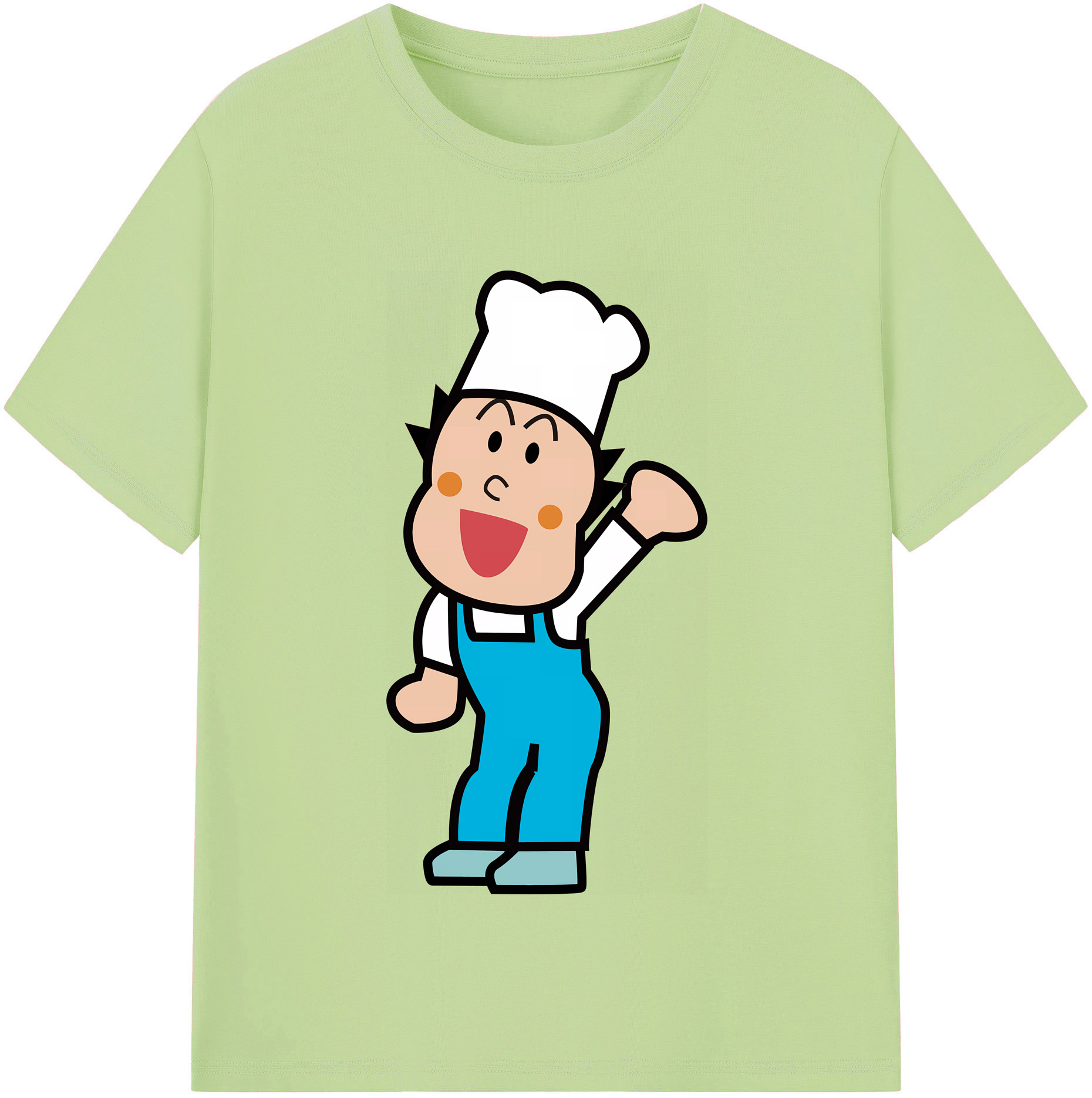 （画像用） アンパンマン Anpanman 綿100％半袖Tシャツ（フロントプリント）